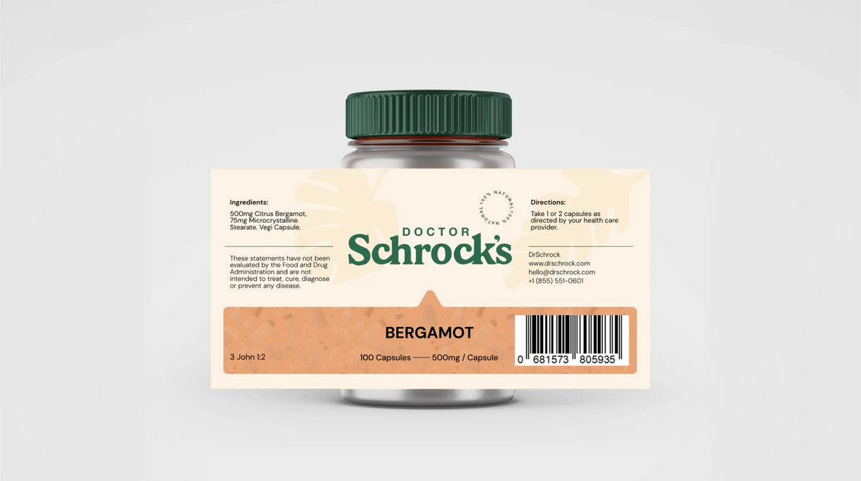Dr. Schrock's Bergamot Mood & Heart Support Capsules — view 1