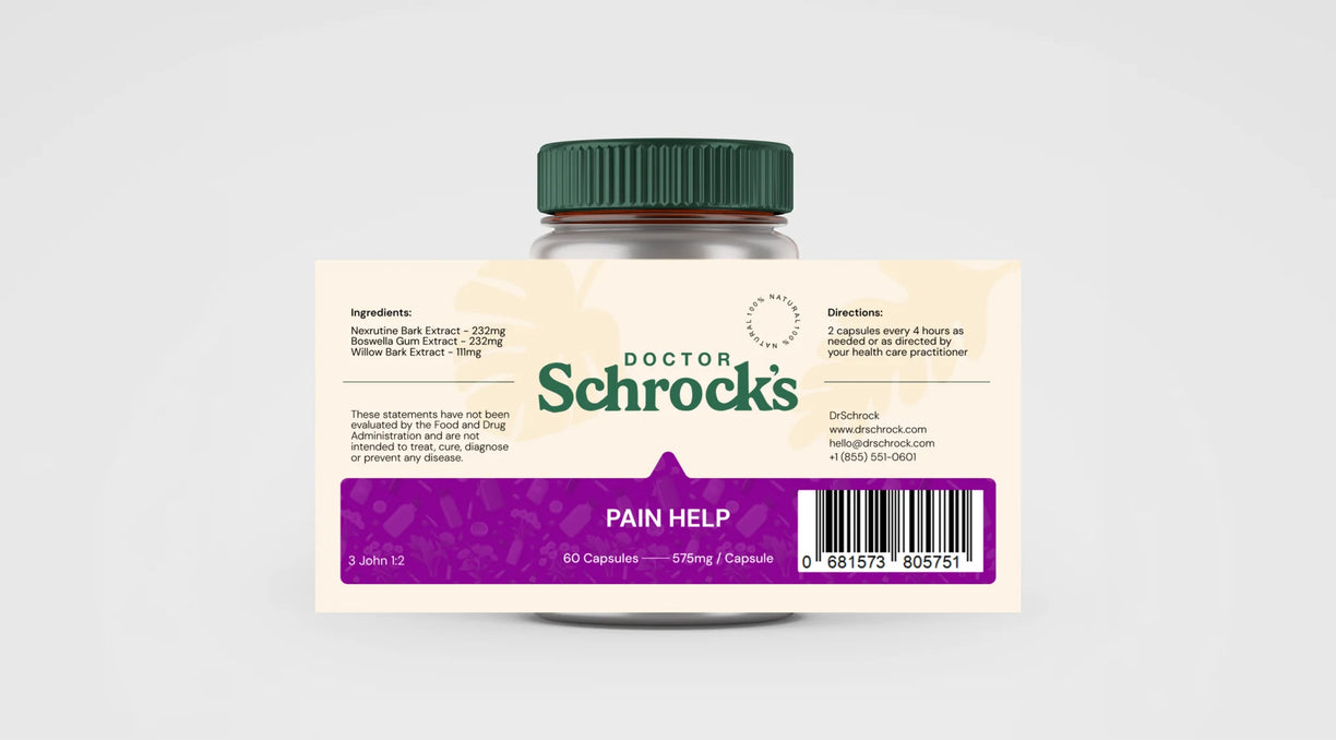 Dr. Schrock's Natural Pain Relief Capsules — view 1