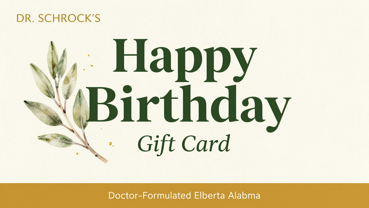Dr. Schrock's Birthday Gift Card