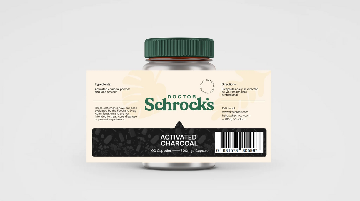 Dr. Schrock's Activated Charcoal Detox Capsules — view 1
