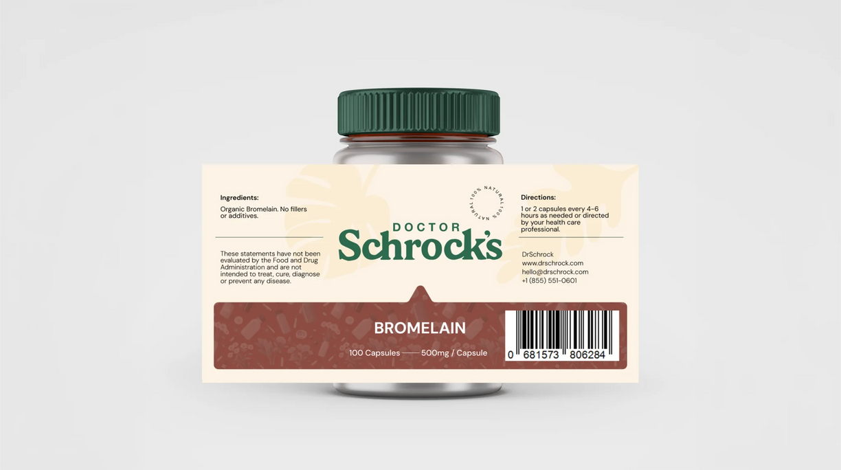Dr. Schrock's Bromelain Natural Enzyme & Inflammation Support — view 5